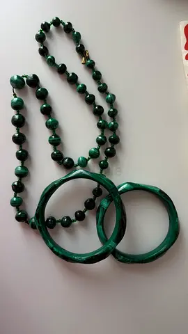 Malachite Jewelry Set