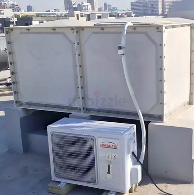 Aircondition for water chiller water cooling system 2ton machine for maximum 1500 gallon tank