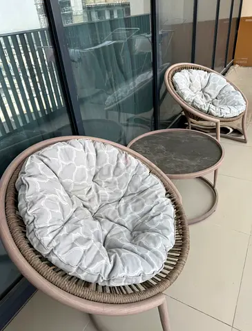 Balcony Set – 2 Chairs  1 Table

Cozy balcony furniture set with two chairs and a table. Perfec