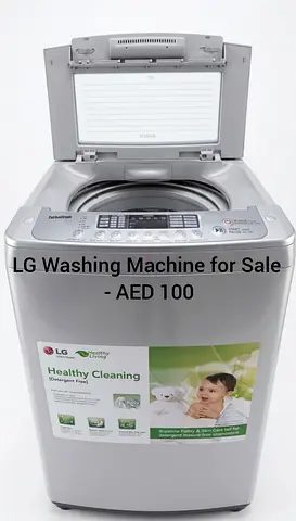 LG Top Load Washing Machine - Good Working Condition - AED 100