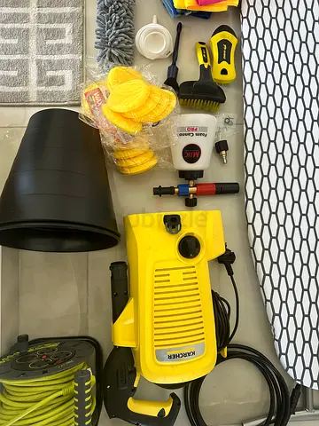 Karcher High-Pressure Washer and Vacuum with Accessories - Good Condition