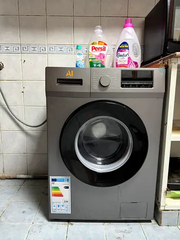 Front-load washing machine - good condition, 7kg (grey)