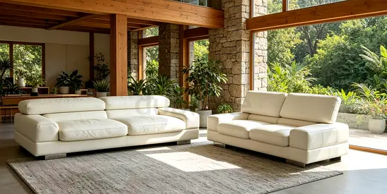 Sofa Italian Genuine Leather Set 3+2