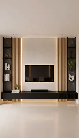 Modern Media Wall Design