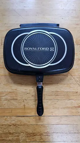 New Double-sided Royalford Non-stick Grill Pan with Lid