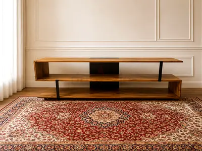 Crate and barrel Austin 78 Media Console Table