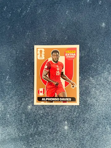 Alphonso Davies Canada Panini Extra Sticker Bronze