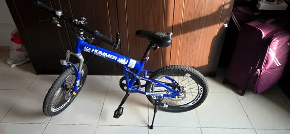 Blue kids 16-inch summer bike - good condition
