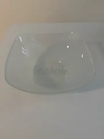 Glass Bowl Turntable Plate / Glass Tray