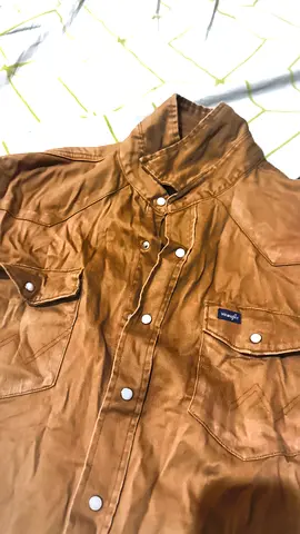 Wrangler brown shirt