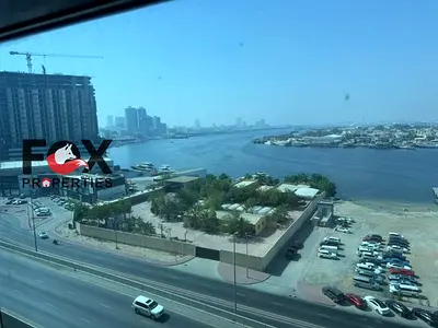 Luxury 3BR apartment for annual rent in Ajman Creek Towers, Rashidiya 1. Maid’s room, laundry room, 2 balconies, 4 bathrooms, full sea view. AED 50,00