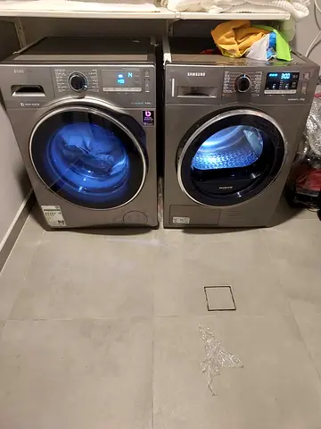 Brand Samsung latest model 9 kg washer and 9 kg heat pump dryer separate set freestanding