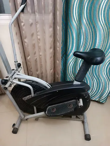 Used Upright Exercise Bike - Compact Home Cardio Machine