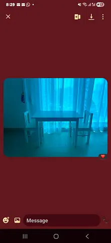 Table and chair