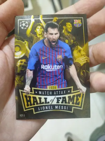 Match Attax 2024 Hall of Fame Lionel Messi Trading Card