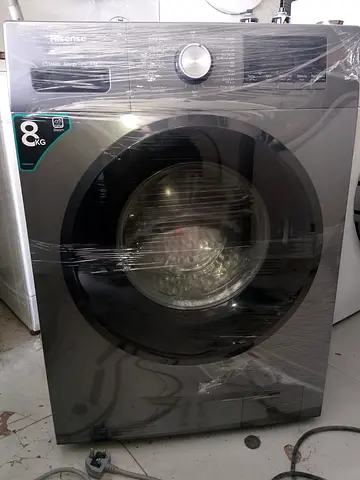 Hisense 8kg Front Load Washing Machine - Grey, Good Condition