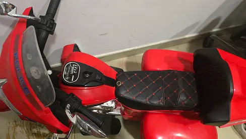 Red Electric Kids Ride-On Motorcycle - Good Condition