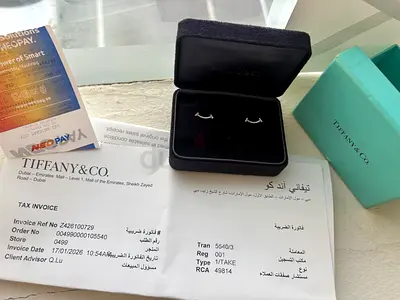 Tiffany T Smile Earrings Diamond