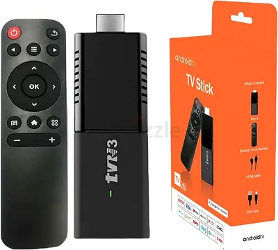 Android TV Stick with Remote (TVR3) - HDMI Streaming Dongle