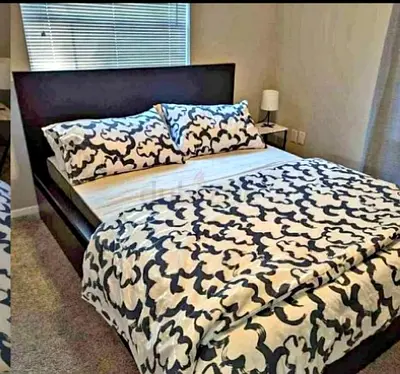 Ikea King size bed with mattress available in perfect condition