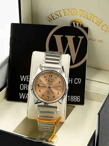 West End Watch Co. Classic Stainless Steel Mens Watch with Arabic Dial