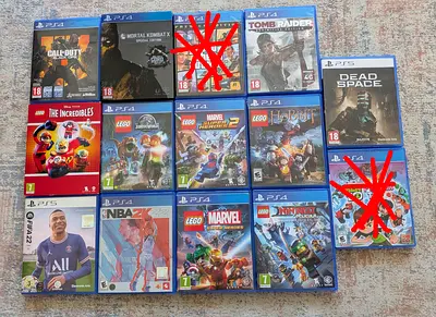 PS4/PS5 Games — Mixed Genres (Action, Sports, LEGO, RPG)