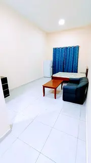 Spacious furnished master bedroom with attached washroom and balcony