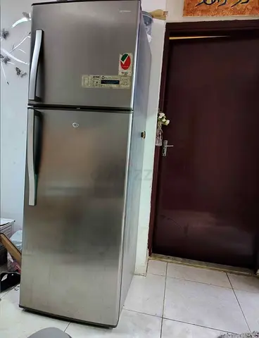 Aftron Silver Double Door Refrigerator - 2 Door, Good Condition