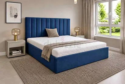 Brand new King size hydrolic storage bed frame with Mattress Available