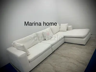 Like new condition marina home lshape sofa