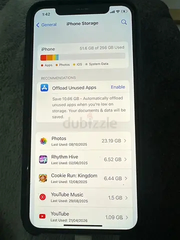 Iphone x 256GB
