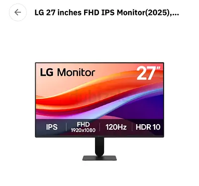 LG monitor 28”