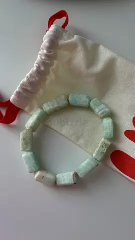 Amazonite Rectangle Hand Cut Bracelet