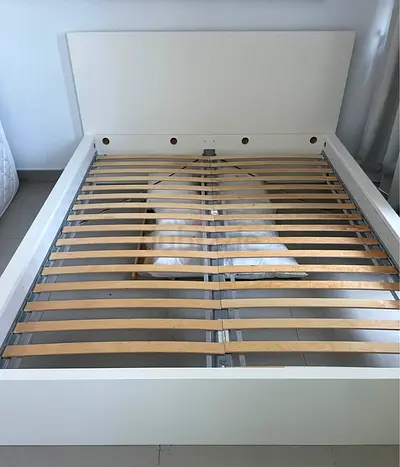 Ikea Queen size 160×200 bed with mattress available in perfect condition
