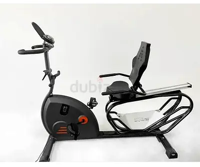 2 IN 1 RECUMBENT BIKE PLUS ROWING MACHINE