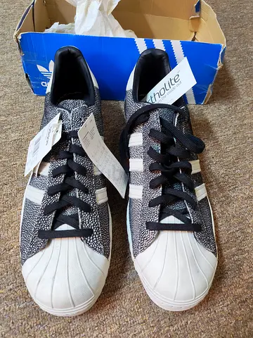 Adidas Superstar 80s Originals – Brand New – Size US 14 / UK 13.5 – Rare Design