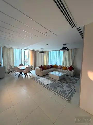 Spacious 1BR Apartment | Al Multaqa Avenue | Skyline View | Furnished