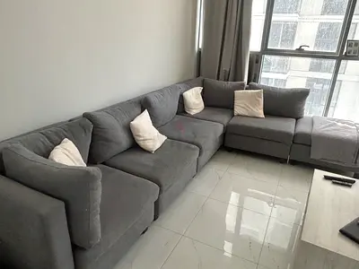 Grey L shape Sofa