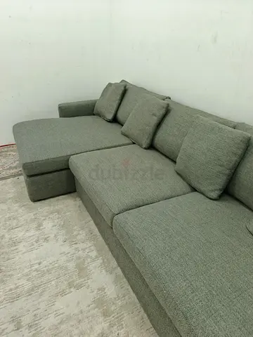 Expensive quality Crate and Barrel Lounge Deep lshape sofa
