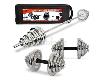 50kg Dumbbell and Barbell Set