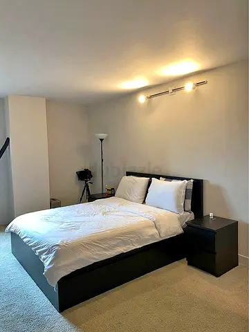 IKEA Malm Double size bed frame with mattress.(140*200)