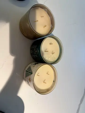 Christmas candles x3 - bath and body works
