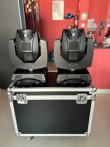 2 x Beam 200 moving heads
