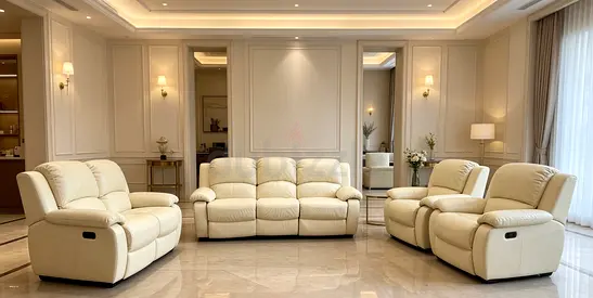 Sofa Recliner Leather 7 Seater