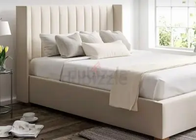 Brend New high quality fabric luxury Queen size 160x200 Bed with Madical Matress Available