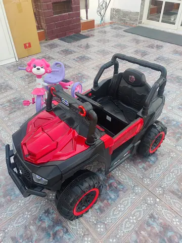 Kids Electric Ride-On Car (2-Seater Style) with Tricycle - Good Condition