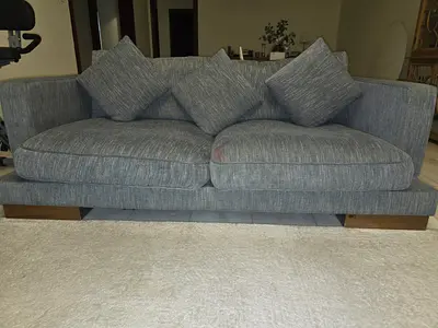 Pan Emirates Grey Sofa Set – 3 Seater + 2 Seater | AED 1,900