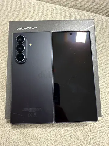 Samsung Galaxy Z Fold7 512gb TDRA - Midnight Gray, Good Condition, With Box