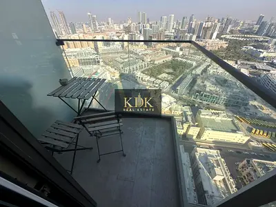 High-Floor Studio | Downtown City View | Furnished | Balcony