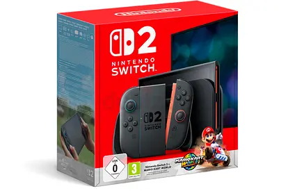 Nintendo switch 2 Mario world Bundle + Controller pro 2+ 7 Games+ 256 GB memory + FREE Travel Case